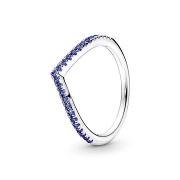 Anillo Deseo Reluciente Azul