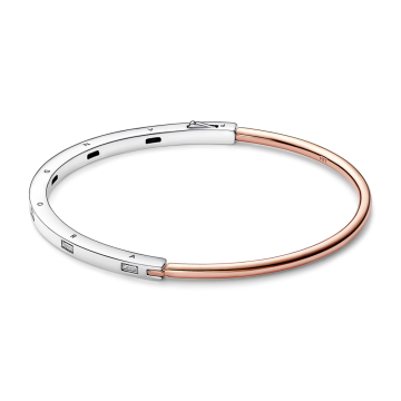 Pulsera en Dos Tonos y...