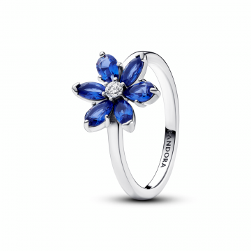 Anillo Herbario Brillante Azul