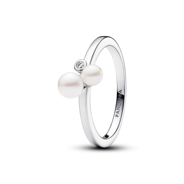 Anillo Dúo de Perlas...