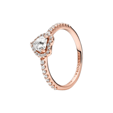 Anillo Brillante Corazón en...