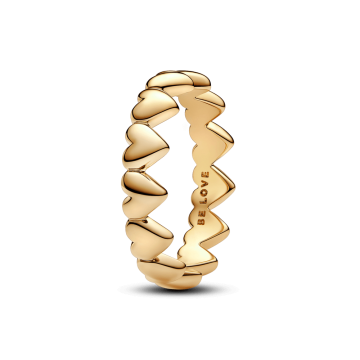 Anillo Fila de Corazones