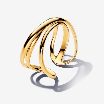 Anillo Abierto Triple Banda...