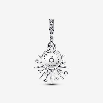 Charm Doble Colgante Fuegos...