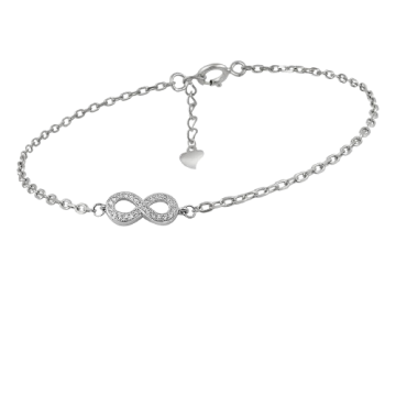 PULSERA PLATA INFINITO ZTAS