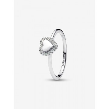 Anillo Halo y Corazón Grabable