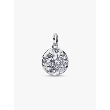 Charm Medallón Flor de Cerezo