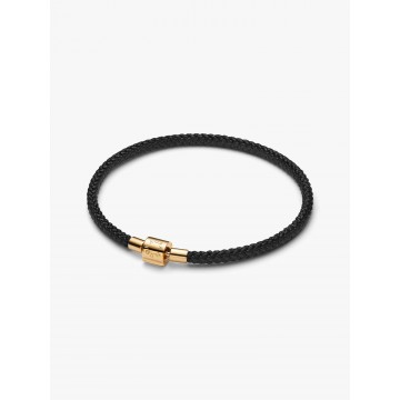 Pulsera Cordón Negro Radiante