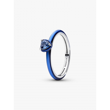 Anillo Corazón Chakra Azul