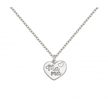 GARGANTILLA PLATA MAMA CORAZON