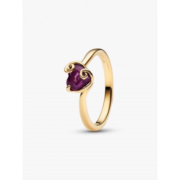 Anillo Corazón Morado Sally...