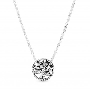Collar en plata de ley Árbol